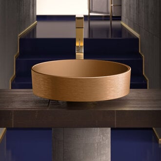 Maestro Bath Metropole 162 Resin Circular Bathroom Sink