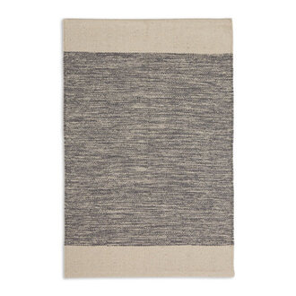 Kylen Handmade Cotton Grey Area Rug