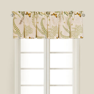 Althea Floral Cotton Valance Window Treatment