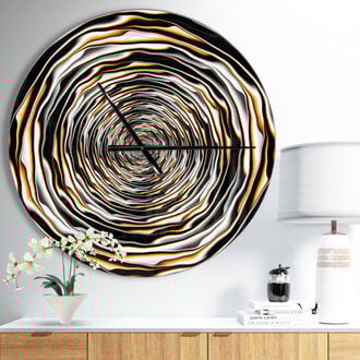Swett Oversized Fractal Wall Clock