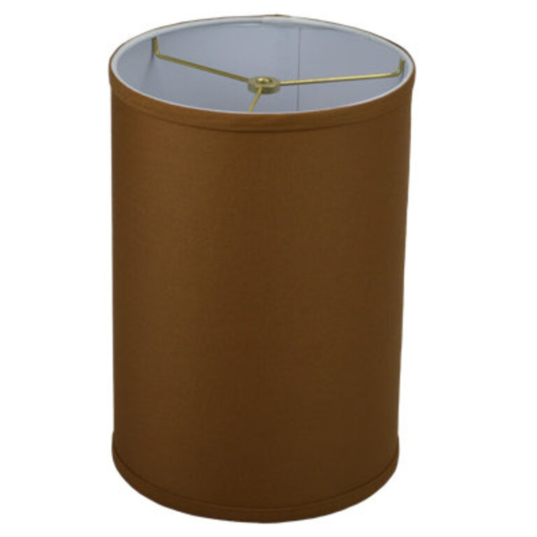 13 H X 9 W Drum Lamp Shade - Spider Attachment In Linen