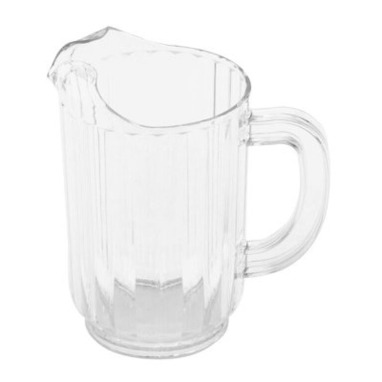 GET P-2064-1-CL BPA-Free Break-Resistant Restaurant Style Pitcher 60 Ounce Clear Set of 12