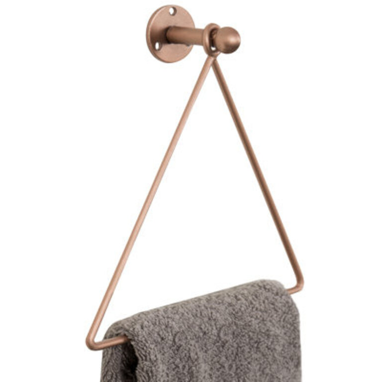 Triangle Wall-Mounted Metal Towel Ring