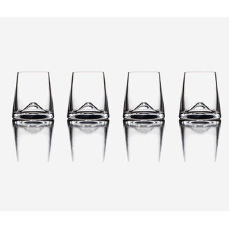 Monti 2oz Handmade Crystal Shot Glass  Shooter Set