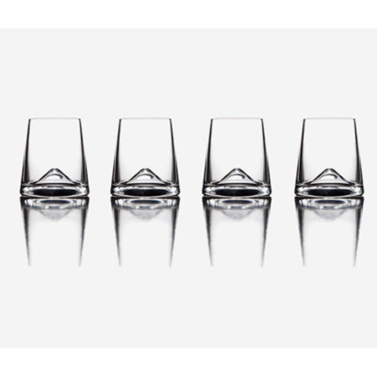 Monti 2oz Handmade Crystal Shot Glass  Shooter Set