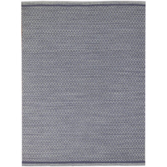 Behling Geometric Handmade WoolCotton Violet Area Rug