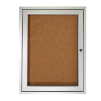 Enclosed Cork Boards Enclosed Cabinet Cork Bulletin Board