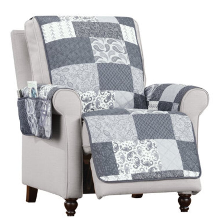 Polyester Box Cushion Recliner Slipcover