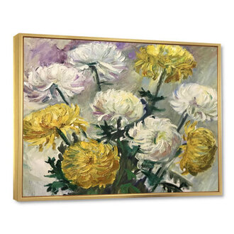 White And Golden Daisies