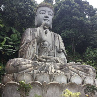 Mergita  Buddha In Genthings Highland At Chen Sui Temple  by Cora Tesheira