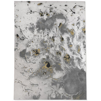 Marbled Straight Rectangular Chair Mat