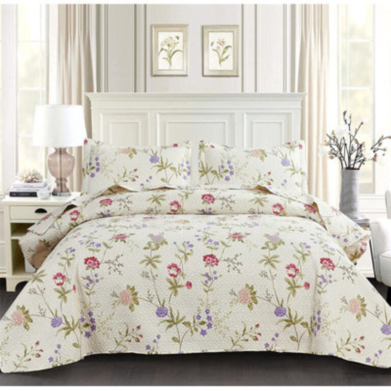 Burgin Floral Quilt Set