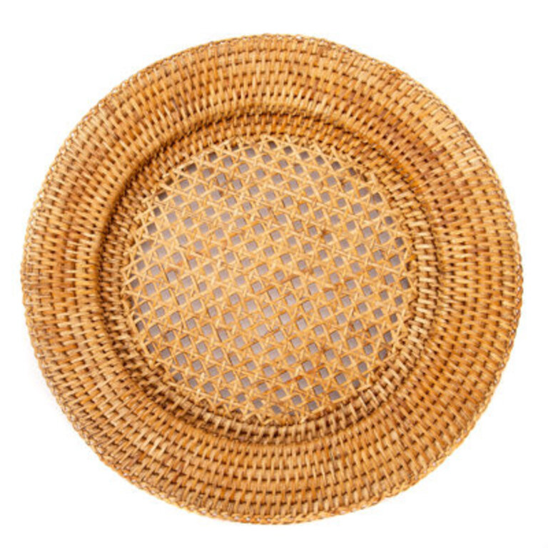 Venezia Open Weave Rattan 125 Charger