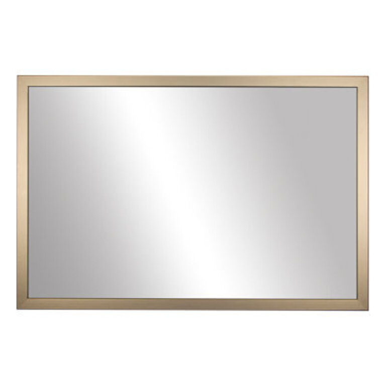 Annelinde Wood Framed Mirror with Safety Backing Ideal for Bathroom  Vanity Mirror