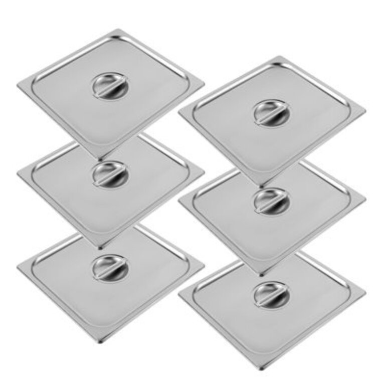 SUNYOU Universal 6 - Piece Stainless Steel Lid Set