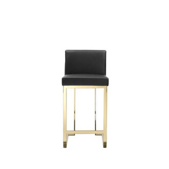 Dexter Upholstered Counter Stool with Metal Frame