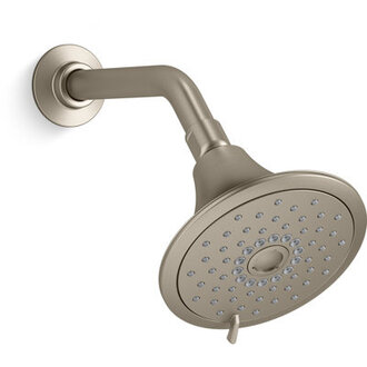 Kohler Forte 175 gpm Multifunction Wall Mount Showerhead Three Spray Settings 55 High Pressure Spray Head