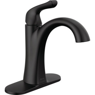 Arvo Single Hole Bathroom Faucet with Drain Assembly Single Handle Bathroom Sink Faucet