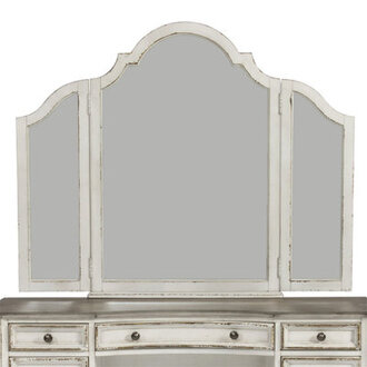 Casner Solid Wood Flat Wall Mirror