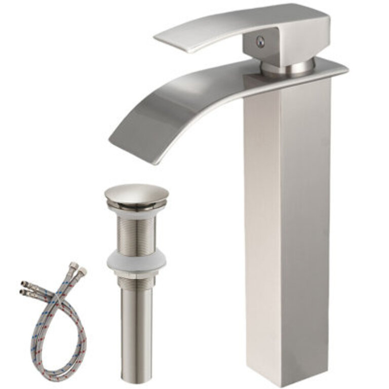 Vessel Sink Faucet Bathroom with Drain Assembly