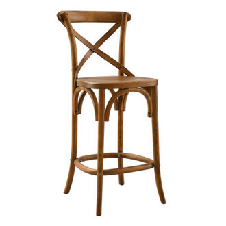 Gear Wood Bar  Counter Stool