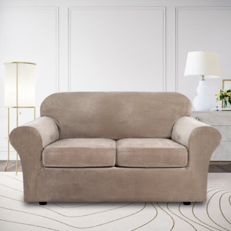 Box Cushion Loveseat Slipcover