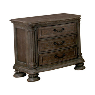 Jadaya 3 Drawer Nightstand