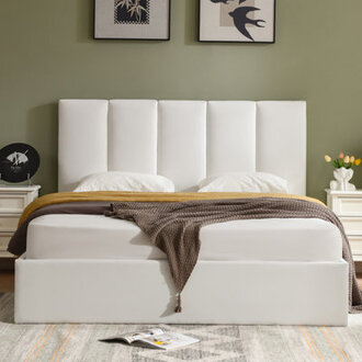 Juanetta Hydraulic Lift Up Storage Upholstered Platform Bed