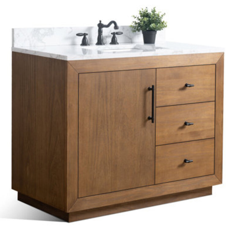 42 Single Bathroom Vanity Set