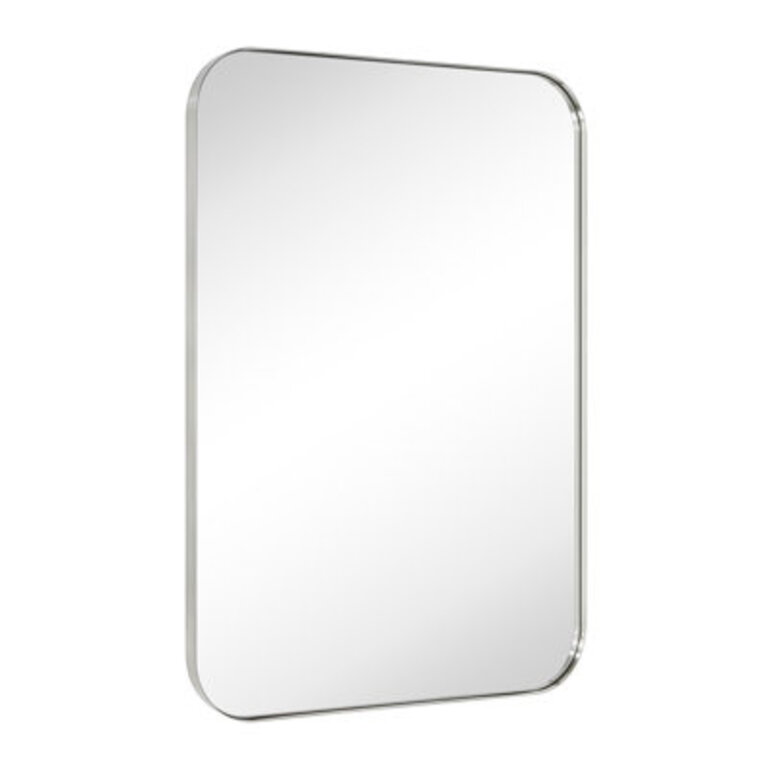 Josilyn Mid-Century Modern Chic Metal Rounded Wall Mirrors
