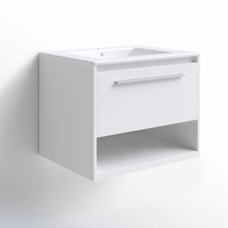 Kasper 24 Wall-Mounted Single Bathroom Vanity Set