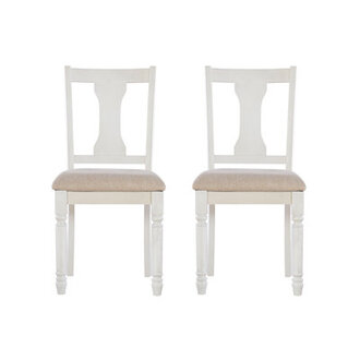 Ivor Slat Back Turned Leg Upholstered Side Chair