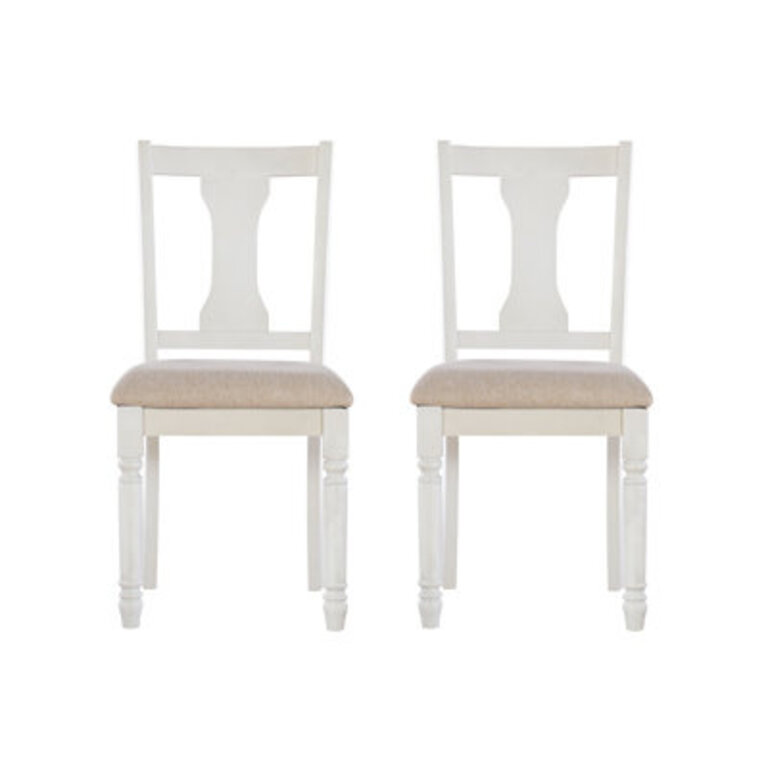 Ivor Slat Back Turned Leg Upholstered Side Chair