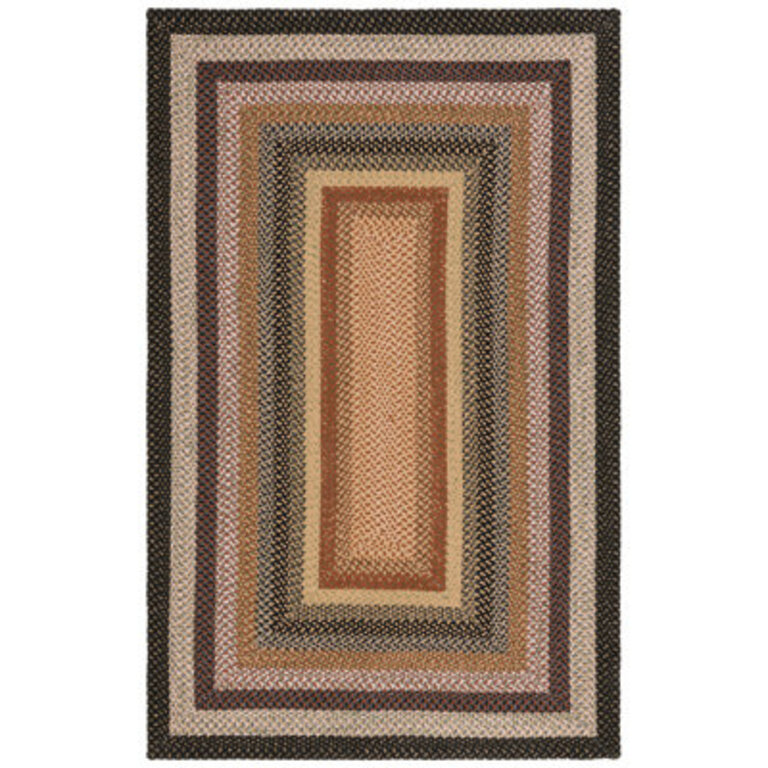 Georgina Geometric Handmade Flatweave Brown Area Rug