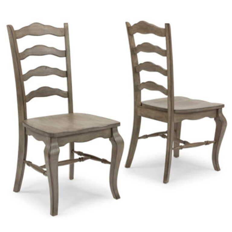 Avahlynn Ladder Back Side Chair in Grey