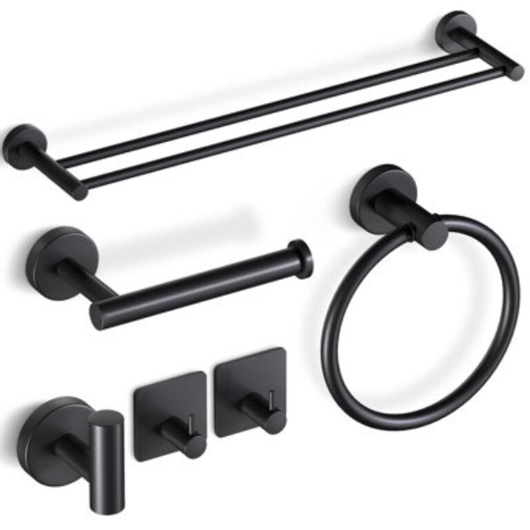6 - Piece Bathroom Hardware Set