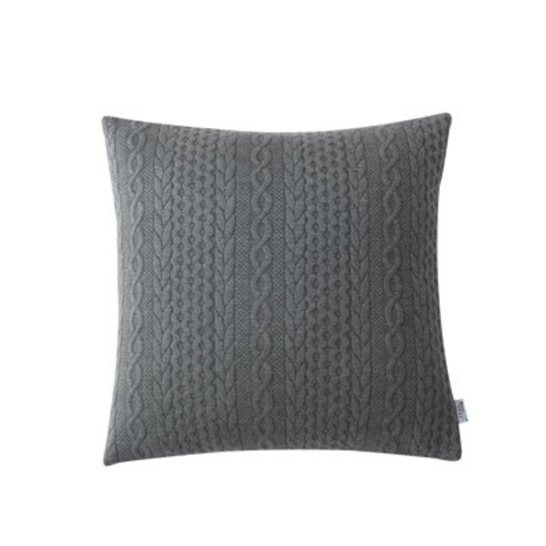 Farmhouse Knitted Modern Embossed Patterned Pillow Cover