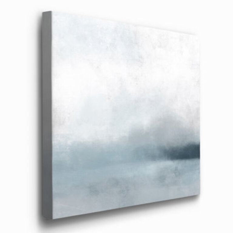 Quiet Fog I - Wrapped Canvas Print