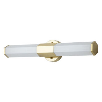 Rentz 1 - Light Dimmable LED BrassWhite Bath Bar