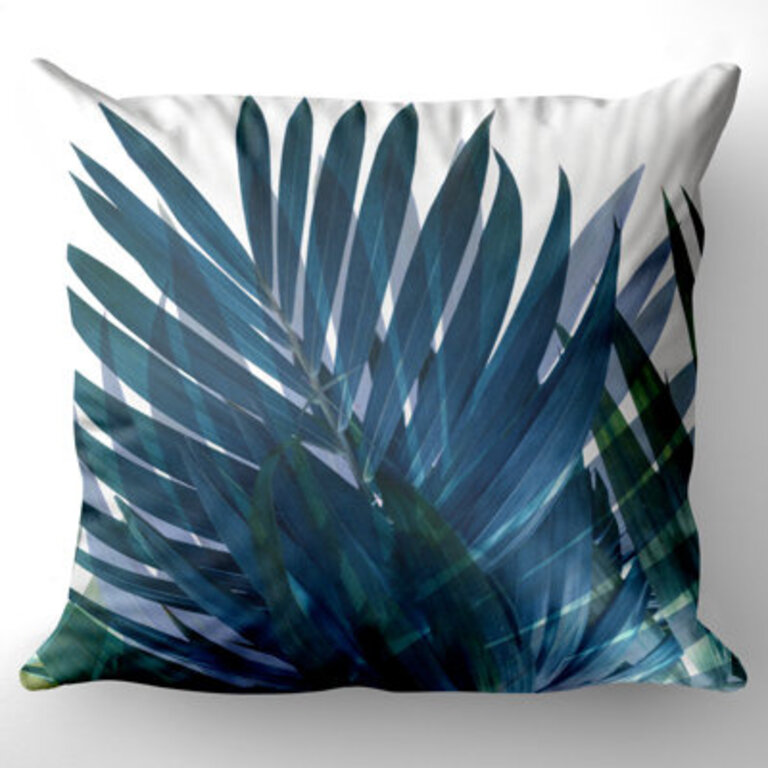 Palms Leaves Throw Pillow