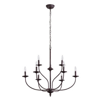 Maroneia 9 - Light 31W Candle Style Classic  Traditional Chandelier