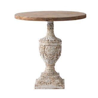Tracie Antique Off-White Dining Table