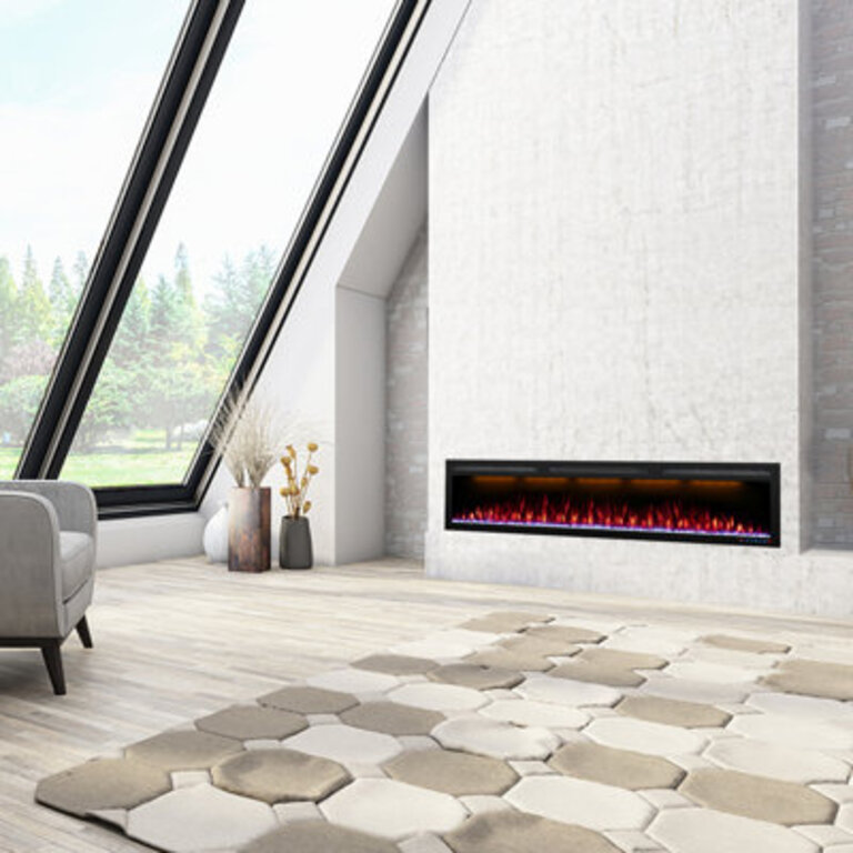 Beldin WiFi-Enabled Electric Fireplace with Alexa or App