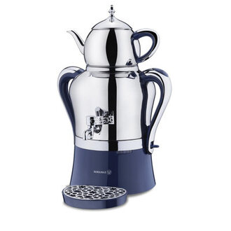 Korkmaz Hanedan 1624oz Stainless Steel Teapot Set 110 V