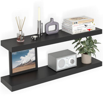 Miami 36 W x 8 D Floating Shelves with Invisible Wall Mount Brackets