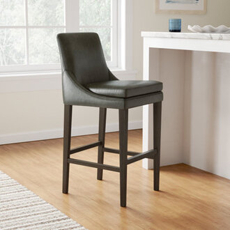 Niara Leather Counter  Bar Stool
