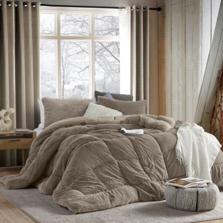Are You Kidding Olive Taupe Coma Inducer Comforter Set