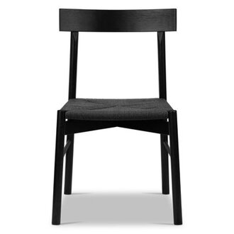 Solid Wood Weave Seat Dining Chair