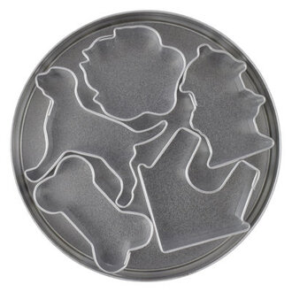 RM International 5 Piece Cookie Cutter Set