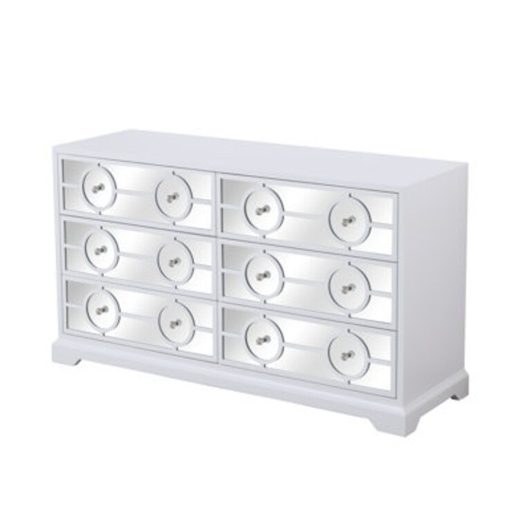 Alaric 6 Drawer 60 W Double Dresser